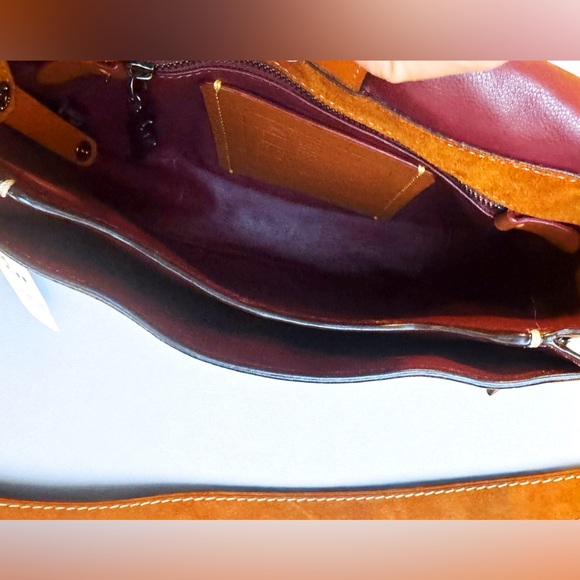 COACH 1941 Suede Western Rivet Saddle Bag 23 - Picture 8 of 15